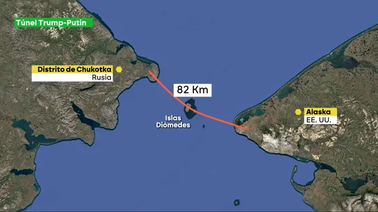 El túnel que uniría Rusia con EEUU El túnel que uniría Rusia con EEUU