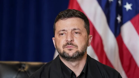 El presidente ucraniano, Volodímir Zelenski. El presidente ucraniano, Volodímir Zelenski.