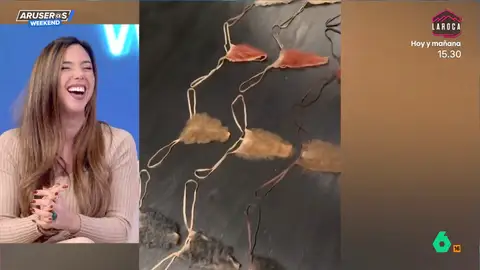 La risa floja de Tatiana Arús al presentar la nueva colección de ropa interior de Kim Kardashian que simula estar cubierta de vello púbico La risa floja de Tatiana Arús al presentar la nueva colección de ropa interior de Kim Kardashian que simula estar cubierta de vello púbico