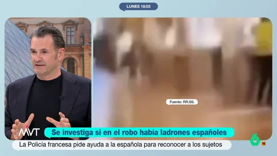 Iñaki López, sobre la eficacia de los ladrones del Louvre: "Solo les falto llevarse las joyas puestas para salir" Iñaki López, sobre la eficacia de los ladrones del Louvre: "Solo les falto llevarse las joyas puestas para salir"