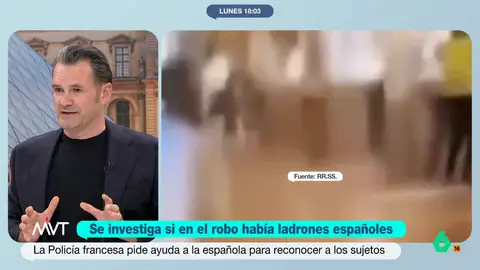 Iñaki López, sobre la eficacia de los ladrones del Louvre: "Solo les falto llevarse las joyas puestas para salir" Iñaki López, sobre la eficacia de los ladrones del Louvre: "Solo les falto llevarse las joyas puestas para salir"