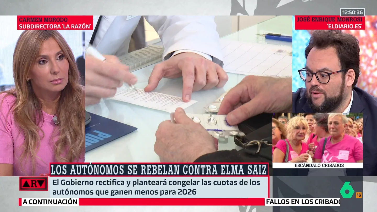 El análisis de Monrosi sobre las cuotas de los autónomos: "No puedo entender esta forma de autolesionarse del Gobierno" El análisis de Monrosi sobre las cuotas de los autónomos: "No puedo entender esta forma de autolesionarse del Gobierno"