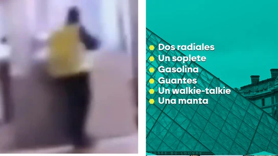 Las herramientas usadas por los ladrones del Louvre Las herramientas usadas por los ladrones del Louvre
