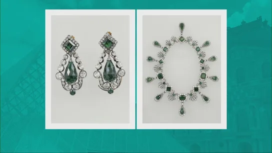 Collar y pendientes que pertenecieron a María Luisa de Austria, esposa de Napoleón Bonaparte Collar y pendientes que pertenecieron a María Luisa de Austria, esposa de Napoleón Bonaparte