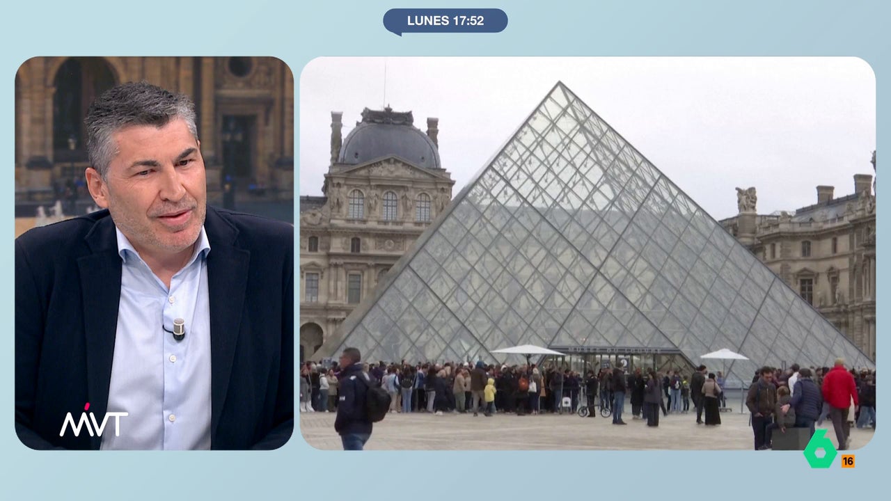 David Ruiz, experto en seguridad, sobre el robo del Louvre: "En España no dejaríamos que una grúa se acercase a un edificio de esta importancia"
