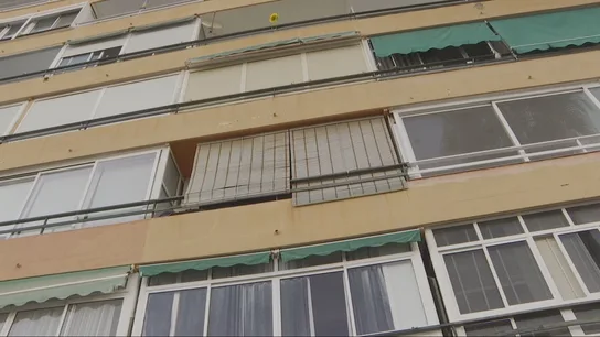 Edificio en el que vivía el anciano desahuciado en Torremolinos. Edificio en el que vivía el anciano desahuciado en Torremolinos.