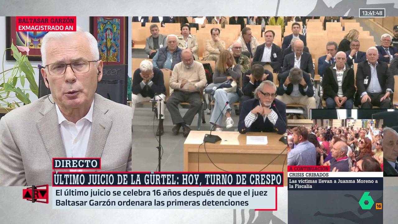 Baltasar Garzón, exmagistrado y primer juez instructor del caso Gürtel: "Fue atroz la campaña que se desencadenó contra el juez Mariano Bermejo"