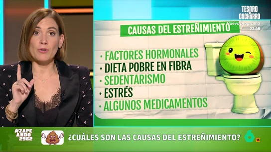¿Cuáles son los factores que causan el estreñimiento? Boticaria García lo explica en este vídeo de Zapeando ¿Cuáles son los factores que causan el estreñimiento? Boticaria García lo explica en este vídeo de Zapeando