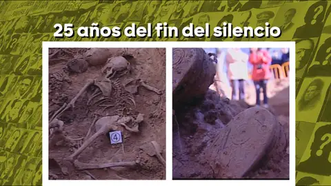 Se cumplen 25 años de la exhumación del abuelo de Emilio Silva, la primera de una víctima del franquismo: "La tierra tiene su propia memoria" Se cumplen 25 años de la exhumación del abuelo de Emilio Silva, la primera de una víctima del franquismo: "La tierra tiene su propia memoria"