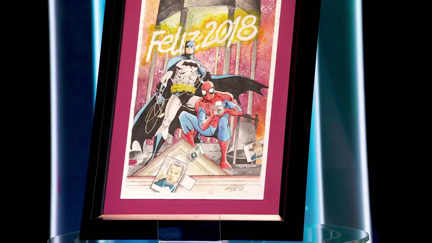 Alberto Chicote lleva a Tesoro o Cacharro la ilustración de las Campanadas 2018 del fallecido Carlos Pacheco: "Sale Cristina Pedroche" Alberto Chicote lleva a Tesoro o Cacharro la ilustración de las Campanadas 2018 del fallecido Carlos Pacheco: "Sale Cristina Pedroche"