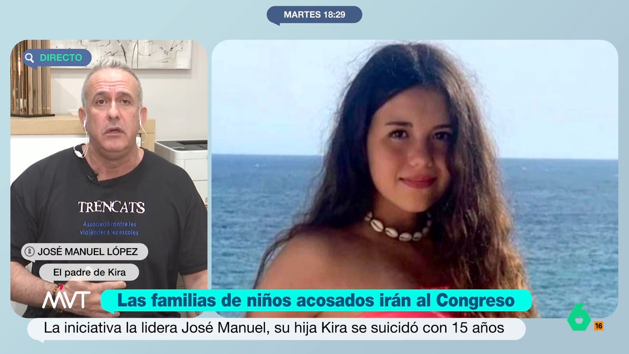 El padre de Kira, víctima de acoso: "Ahora puedes denunciar golpes, pero no por lo que están muriendo nuestras hijas"