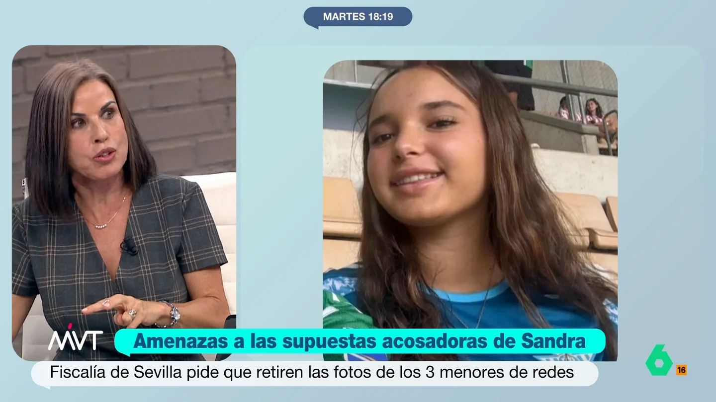 Bea de Vicente, sobre las presuntas acosadoras de Sandra: "Esas tres chicas, si esto es cierto, estarán que les va a dar algo" "Salvo que tuvieran una personalidad psicopática, lo normal es que se hayan dado cuenta de que su comportamiento ha general la muerte de una cría que era un ángel", explica Beatriz de Vicente en este vídeo.