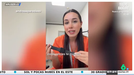"Esto ya es lo último, hasta el reloj nos engaña": la indignación de Alfonso Arús al ver este vídeo de una médico sobre los 'smartwatch' "Esto ya es lo último, hasta el reloj nos engaña": la indignación de Alfonso Arús al ver este vídeo de una médico sobre los 'smartwatch'