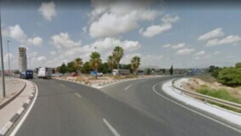 Km 0 de la A77a en Alicante