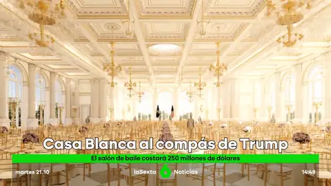 El capricho de Trump por su salón de baile borra dos siglos de historia en la Casa Blanca: "Será el más hermoso del país" El capricho de Trump por su salón de baile borra dos siglos de historia en la Casa Blanca: "Será el más hermoso del país"