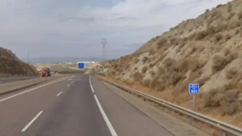 Km 902 de la AP-7 en Almería Km 902 de la AP-7 en Almería