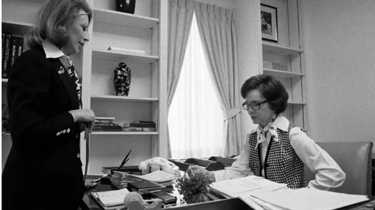 Rosalynn Carter, la primera primera dama en tener un despacho en el Ala Este de la Casa Blanca Rosalynn Carter, la primera primera dama en tener un despacho en el Ala Este de la Casa Blanca