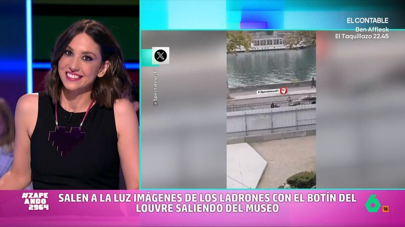 Maya Pixelskaya, al ver la tranquilidad con la que huyen los ladrones del Louvre: "No descartemos que uno sea Puigdemont"