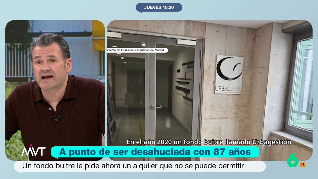 Iñaki López: "Es indignante que una persona de 87 años tenga que encontrarse en una batalla legal con un fondo de inversión"