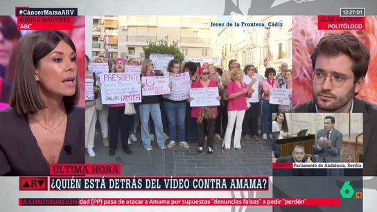 Alan Barroso, sobre la reacción del Gobierno andaluz ante el fallo en los cribados de mamografías: "No puedes decir que todo el mundo va contra ti solo para salvarte las espaldas" Alan Barroso, sobre la reacción del Gobierno andaluz ante el fallo en los cribados de mamografías: "No puedes decir que todo el mundo va contra ti solo para salvarte las espaldas"