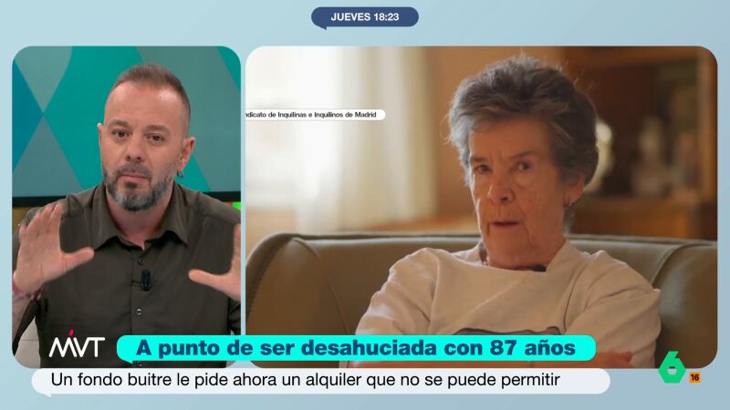 Antonio Maestre se compromete a descubrir quién está detrás del fondo de inversión que va a desahuciar a una mujer de 87 años