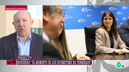 Gonzalo Bernardos asegura que Junts tiene muy claro que "Sánchez no les puede dar todo lo que quisieran, pero siempre les dará más que con Feijóo" Gonzalo Bernardos asegura que Junts tiene muy claro que "Sánchez no les puede dar todo lo que quisieran, pero siempre les dará más que con Feijóo"