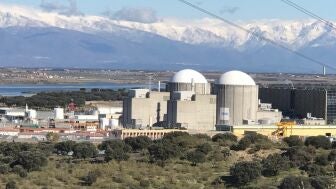 Vista de la central nuclear de Almaraz (C&aacute;ceres).