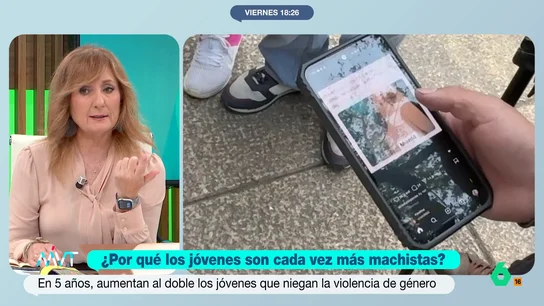 Mayte Alcaraz, sobre los creadores de contenido machistas: "No han tenido un contramensaje de sus familias" La periodista considera que se debería denominar a estos creadores de contenido que difunden mensajes machistas "entre necios y canallas". Además, señala que muchas mujeres "compran" estos mensajes y "aceptan ese trato y esa cosificación".