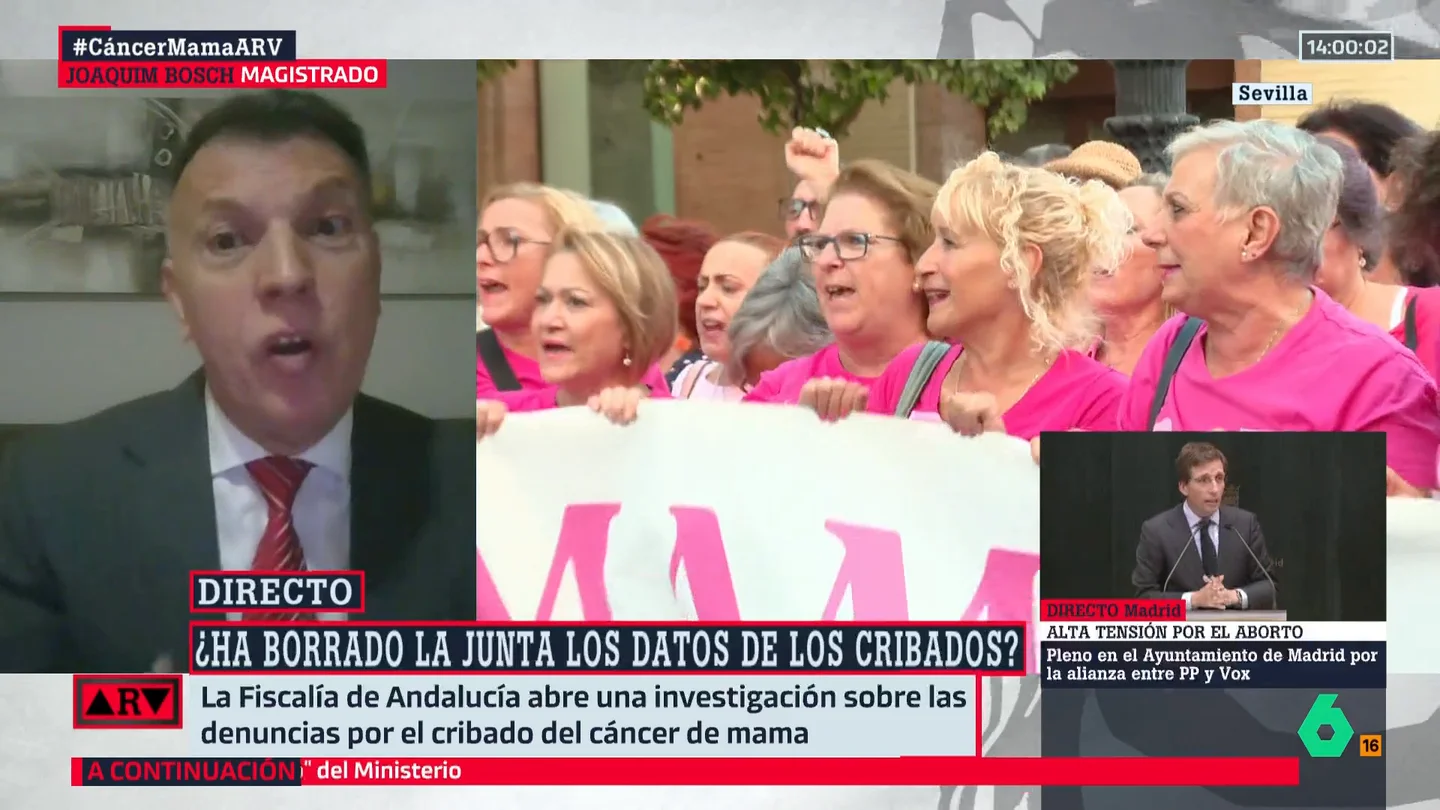 Joaquim Bosch, sobre la crisis en Andalucía Joaquim Bosch, sobre la crisis en Andalucía