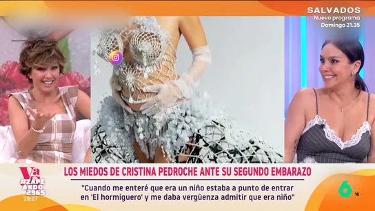 Cristina Pedroche desvela qué diferencias nota entre su hija y su hijo: "Lo primero los huevos" La presentadora ha sido entrevistada por Sonsoles Ónega para hablar sobre la maternidad. Pedroche ha hablado sobre cómo afrontar ser madre, ahora que tiene dos hijos, Laia e Isai.