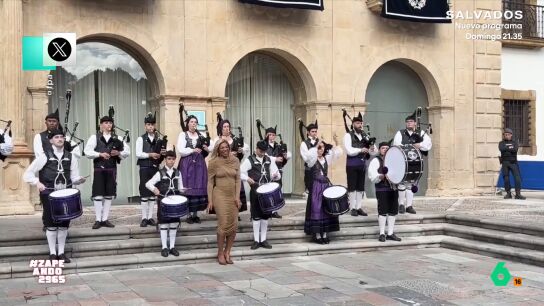La tenista va a ser galardonada con el premio en la categor&iacute;a de deportes. Este jueves la deportista era recibida por un grupo de gaiteros y no puedo evitar dejarse llevar por el ritmo. 