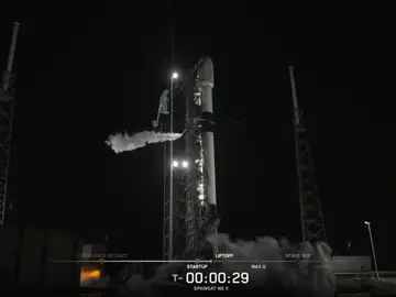 Satélite español SpainSat NG II durante su lanzamiento Satélite español SpainSat NG II durante su lanzamiento