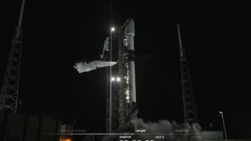 Satélite español SpainSat NG II durante su lanzamiento