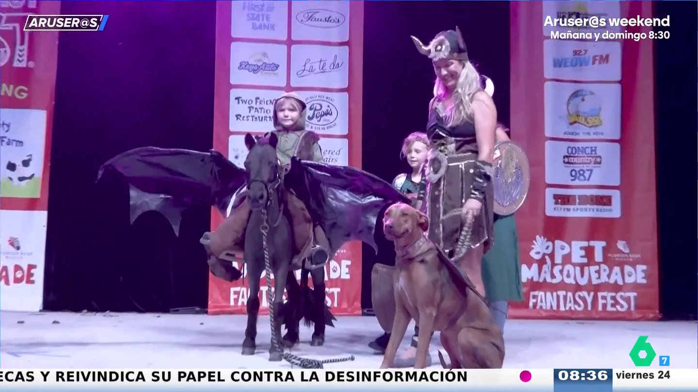 Estos son los disfraces más mágicos del desfile de mascotas del Fantasy Fest, en Florida Estos son los disfraces más mágicos del desfile de mascotas del Fantasy Fest, en Florida