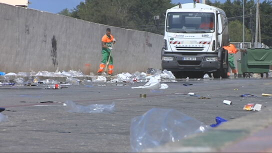 Recogida de basuras.