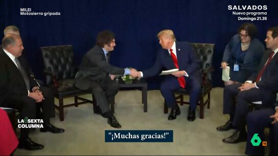 laSexta Columna ahonda en este v&iacute;deo sobre los motivos detr&aacute;s del cr&eacute;dito de 20.000 millones de d&oacute;lares de EEUU a la Argentina de Milei, as&iacute; como las cr&iacute;ticas al presidente argentino por su servilismo con Trump.