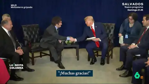 ¿Qué quiere EEUU de Argentina? Los motivos detrás del crédito de 20.000 millones de dólares que ha dado Trump a Milei laSexta Columna ahonda en este vídeo sobre los motivos detrás del crédito de 20.000 millones de dólares de EEUU a la Argentina de Milei, así como las críticas al presidente argentino por su servilismo con Trump.