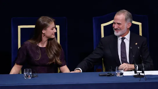 La princesa Leonor y el rey Felipe VI. La princesa Leonor y el rey Felipe VI.