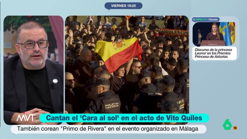 Edu Galán: "No es difícil tener un nivel intelectual mayor que Vito Quiles"