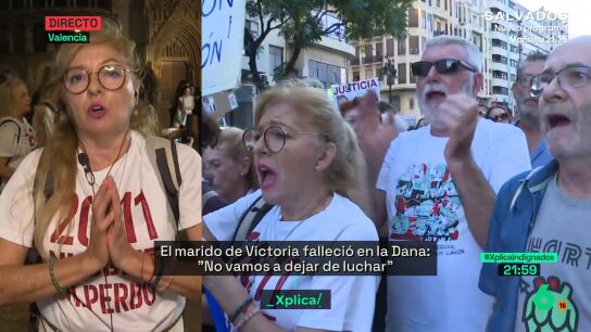 Una v&iacute;ctima de la DANA carga contra Maz&oacute;n: "&iquest;D&oacute;nde se ha visto que un asesino vaya al funeral de las personas que ha asesinado?"