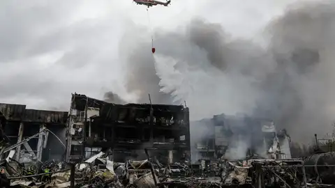 Kyiv, tras un bombardeo de Rusia Kyiv, tras un bombardeo de Rusia