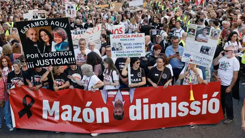 Manifestación en Valencia por las víctimas de la dana  Manifestación en Valencia por las víctimas de la dana