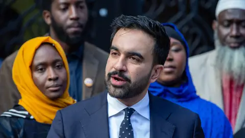 Zohran Mamdani, candidato a la alcaldía de Nueva York. Zohran Mamdani, candidato a la alcaldía de Nueva York.