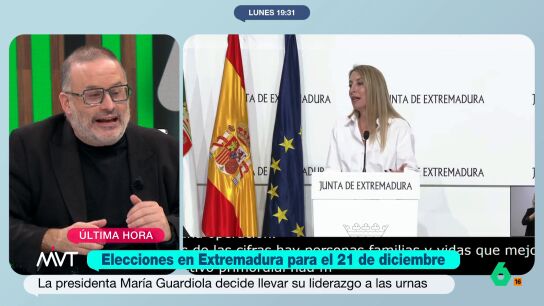 Edu Gal&aacute;n, sobre las elecciones en Extremadura: "La turra que tuvimos que aguantar por convocar elecciones en julio y ahora..."