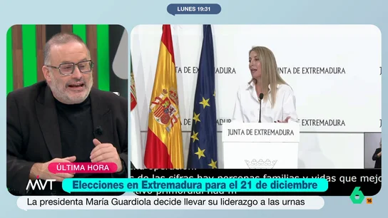 Edu Galán, sobre las elecciones en Extremadura: "La turra que tuvimos que aguantar por convocar elecciones en julio y ahora..." Edu Galán, sobre las elecciones en Extremadura: "La turra que tuvimos que aguantar por convocar elecciones en julio y ahora..."