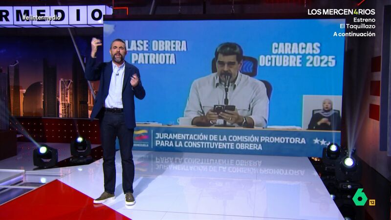 Dani Mateo analiza el inglés de Nicolás Maduro: "Creo que ya se ha pasado la última pantalla del 'Duolingo'"