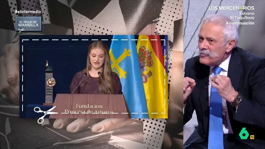 Pedro Mansilla critica el look de Leonor en los Premios Princesa de Asturias: "Iba haciendo un homenaje a Isabel II" Pedro Mansilla critica el look de Leonor en los Premios Princesa de Asturias: "Iba haciendo un homenaje a Isabel II"