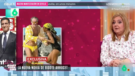 VÍDEO | Pilar Vidal, al ver las últimas imágenes de Bigote Arrocet en bañador: "Todavía tiene un achuchón" VÍDEO | Pilar Vidal, al ver las últimas imágenes de Bigote Arrocet en bañador: "Todavía tiene un achuchón"