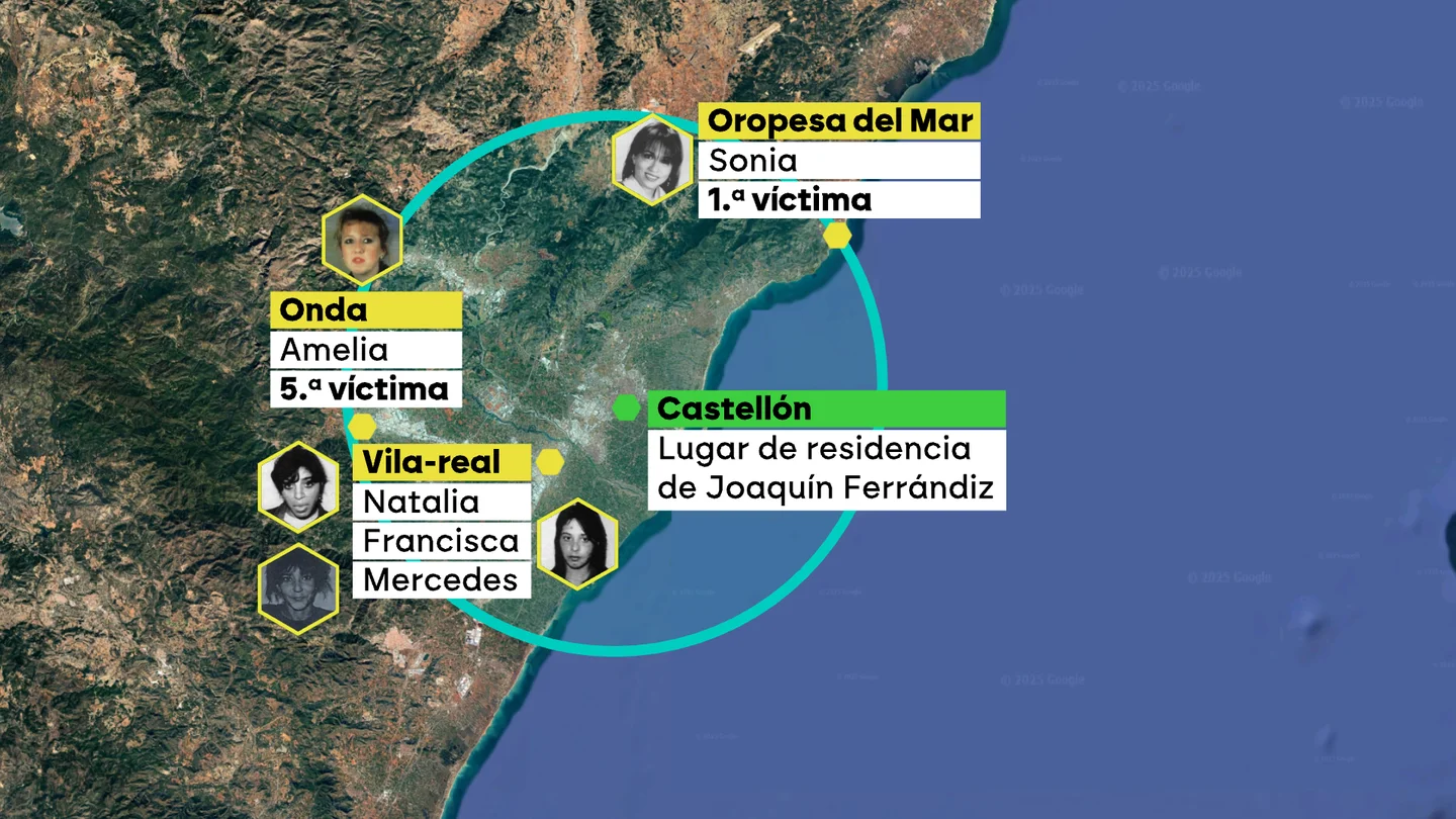 Así actuaba Ximo Ferrándiz, el asesino en serie que mató a cinco mujeres en los 90 y que hoy vive en libertad en Andoain Así actuaba Ximo Ferrándiz, el asesino en serie que mató a cinco mujeres en los 90 y que hoy vive en libertad en Andoain