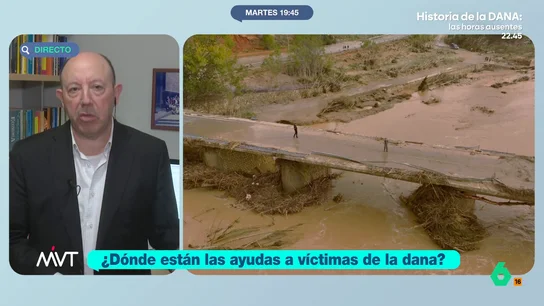 Gonzalo Bernardos, sobre las ayudas para las víctimas de la DANA: "Han sido insuficientes y extremadamente lentas" Un año después de que la fuerte riada asolara numerosos municipios de Valencia, muchas personas todavía no han podido iniciar la reconstrucción de sus casas o sus negocios ante la falta de ayudas para ello.